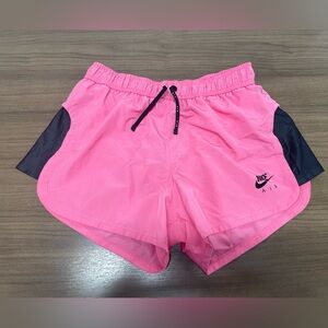 Nike Women's Dri-Fit Running Shorts in Pink and Black size L